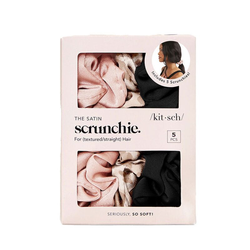 Satin Scrunchies 5pc