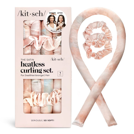 Satin Heatless Curling Set