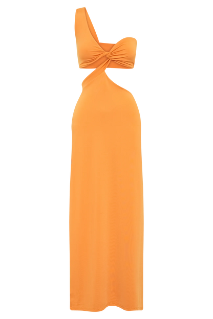 One Shoulder Maxi Dress