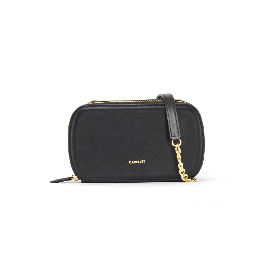 Brulee Black italian Leather Bag