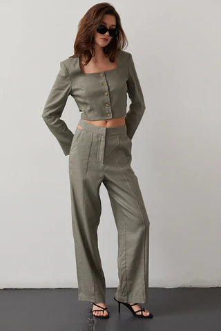 Janey Cut Out Trousers