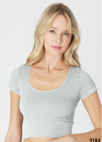 Scoop Neck Crop Top