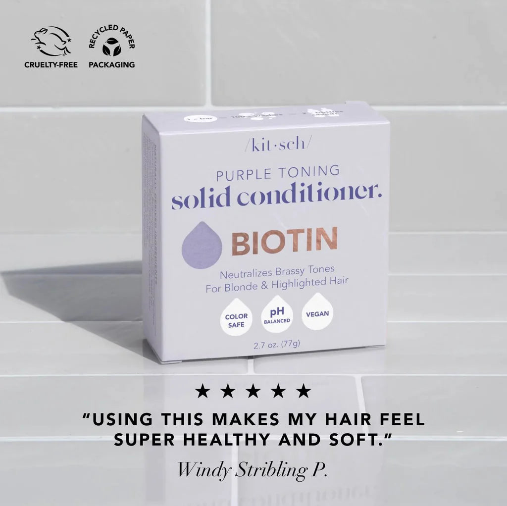 Biotin Solid Conditioner Bar